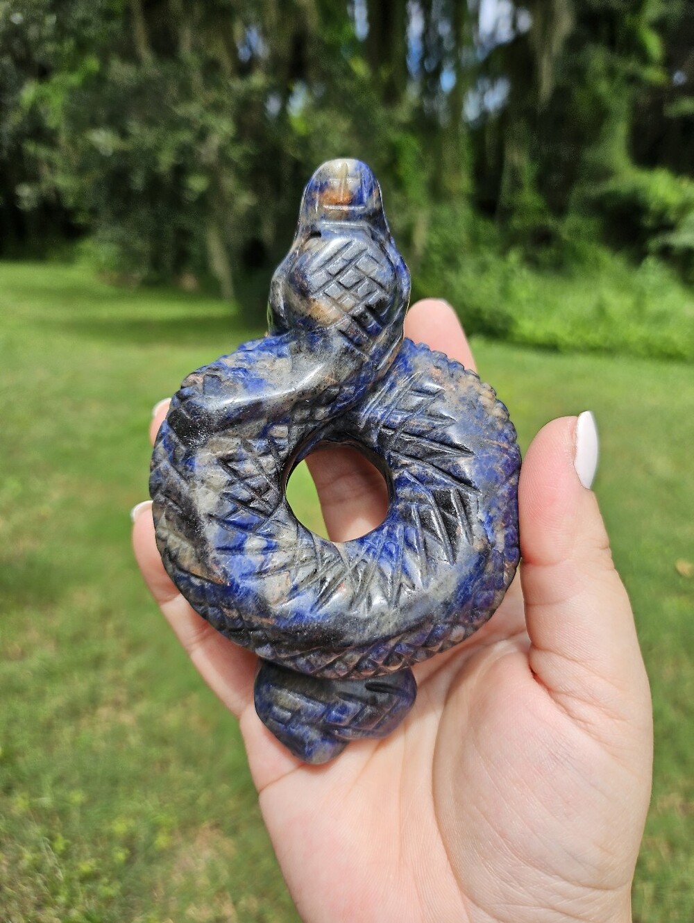 Sodalite Snake - Picture 2 of 7
